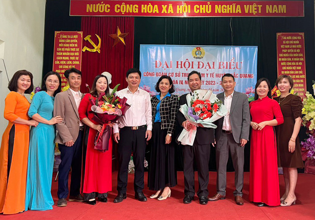 ĐẠI HỘI CÔNG ĐOÀN CƠ SỎ TRUNG TÂM Y TẾ BẮC QUANG KHÓA IV, NHIỆM KỲ 2023 - 2028