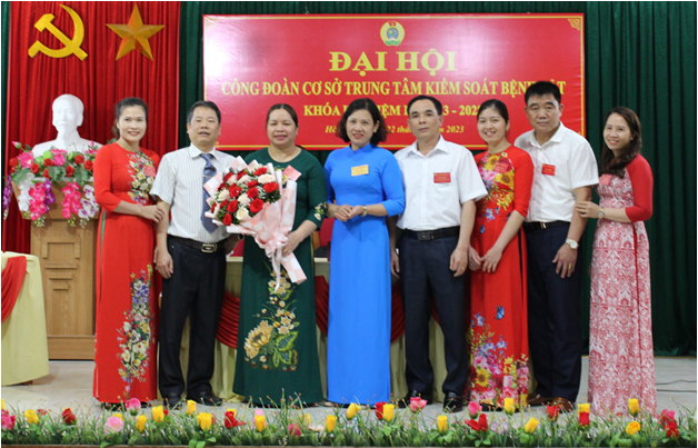 ĐẠI HỘI CĐCS TRUNG TÂM KIỂM SOÁT BỆNH TẬT NHIỆM KỲ 2023 – 2028