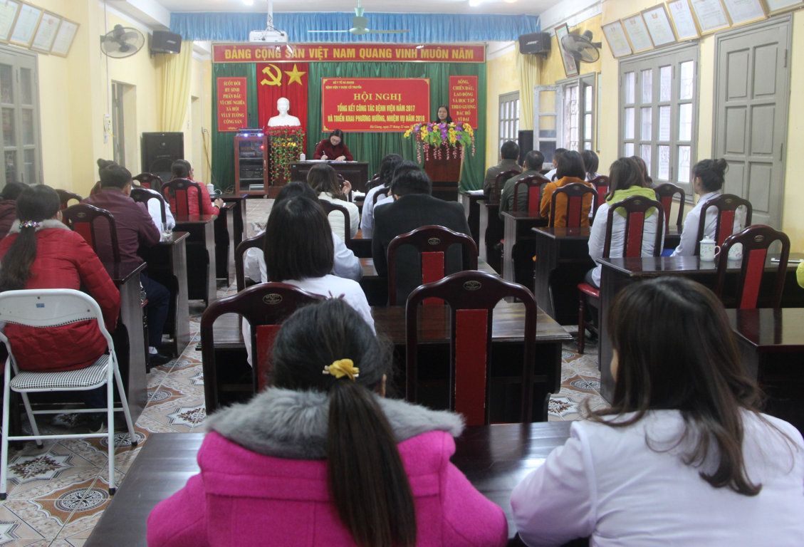 BỆNH VIỆN Y DƯỢC CỔ TRUYỀN TỔNG KẾT CÔNG TÁC BỆNH VIỆN NĂM 2017 VÀ TRIỂN KHAI PHƯƠNG HƯỚNG, NHIỆM VỤ NĂM 2018