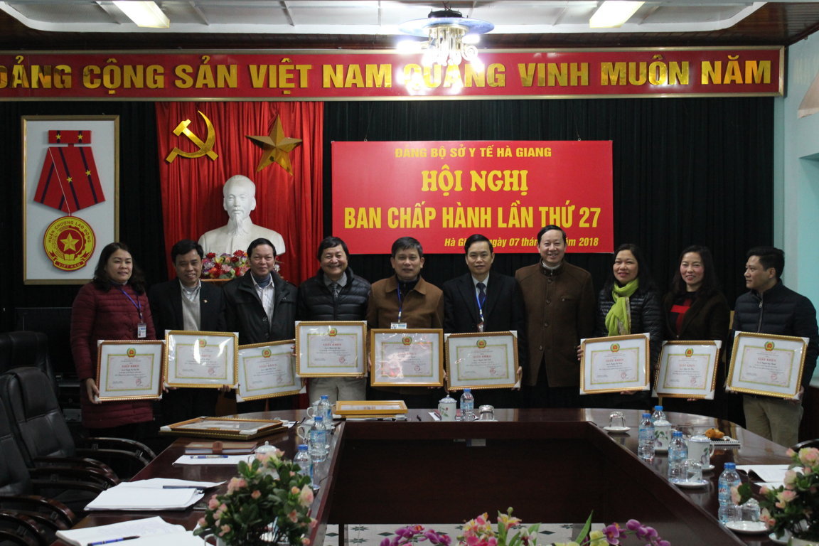 HỘI NGHỊ BAN CHẤP HÀNH ĐẢNG BỘ SỞ Y TẾ LẦN THỨ 27