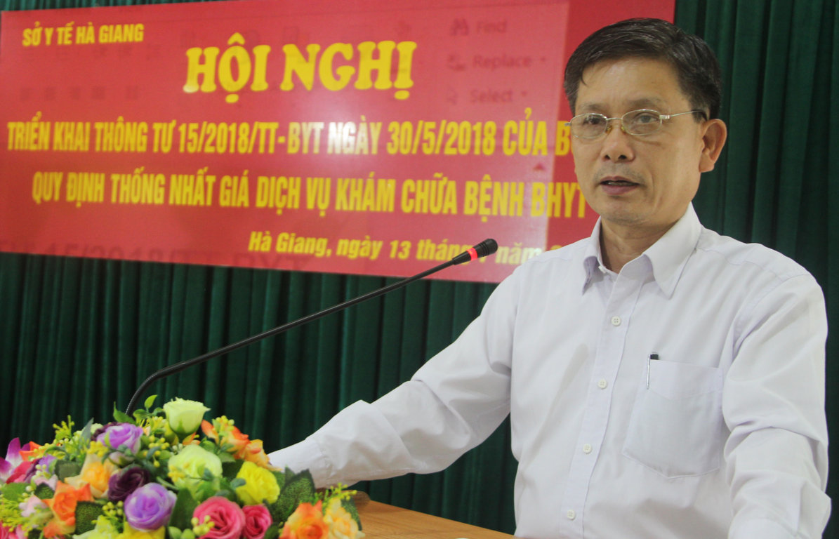 SỞ Y TẾ TỔ CHỨC HỘI NGHỊ TRIỂN KHAI  THÔNG TƯ SỐ 15/2018/TT-BYT CỦA BỘ Y TẾ