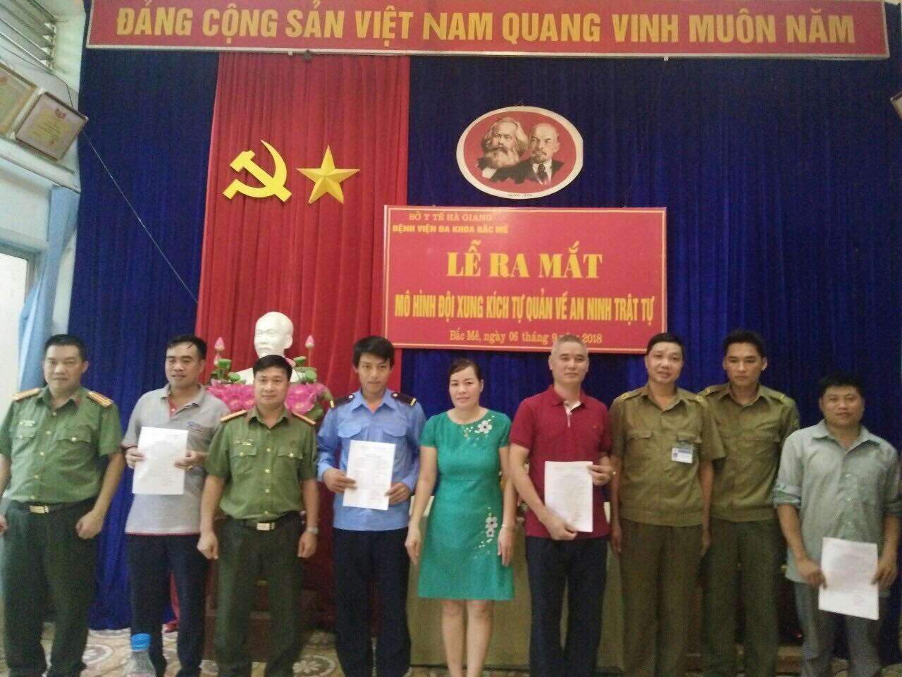 ĐỘI XUNG KÍCH TỰ QUẢN VỀ AN NINH TRẬT TỰ BV BẮC MÊ