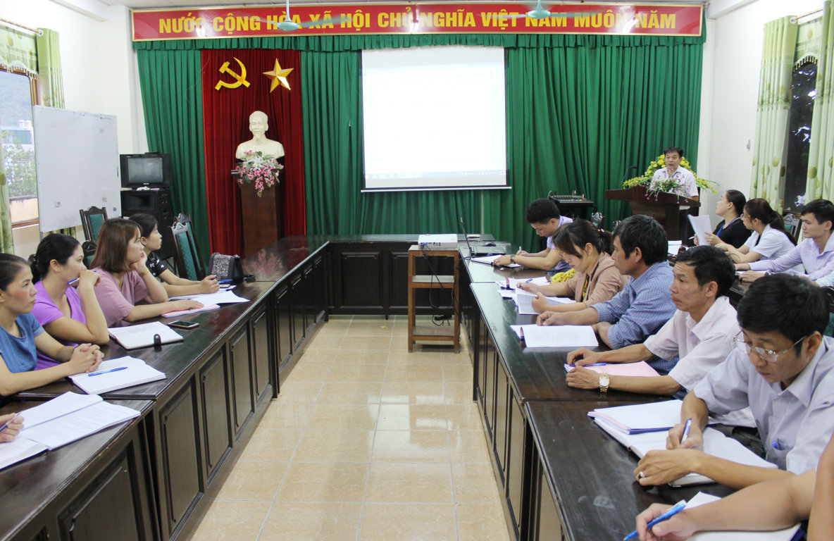 Thạc sỹ Nguyễn Trần Tuấn, Giám đốc Trung tâm Kiểm soát bệnh tật khai mạc lớp tập huấn