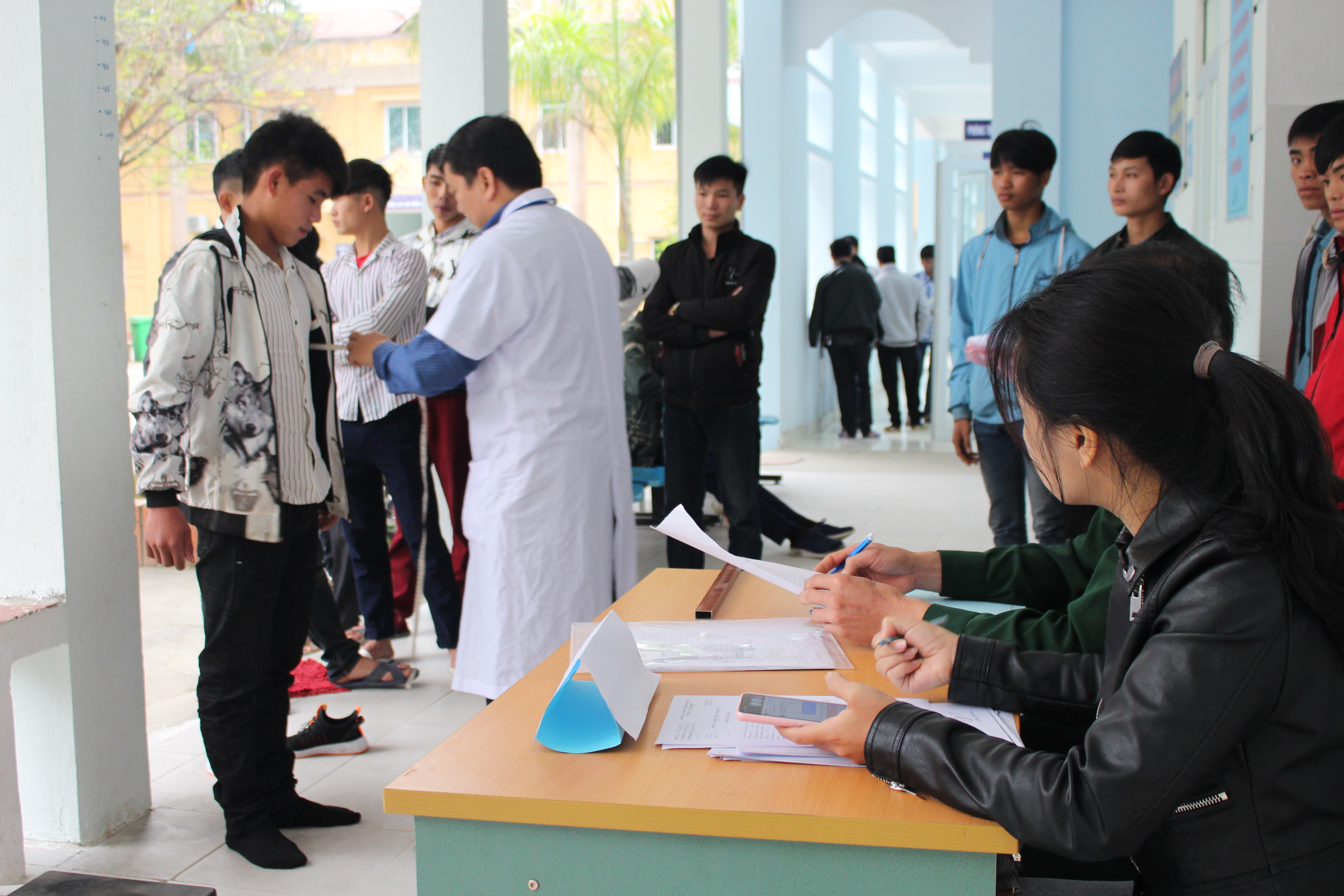 Khám tuyển nghĩa vụ quân sự cho công dân nhập ngũ năm 2020 tại Hoàng Su Phì