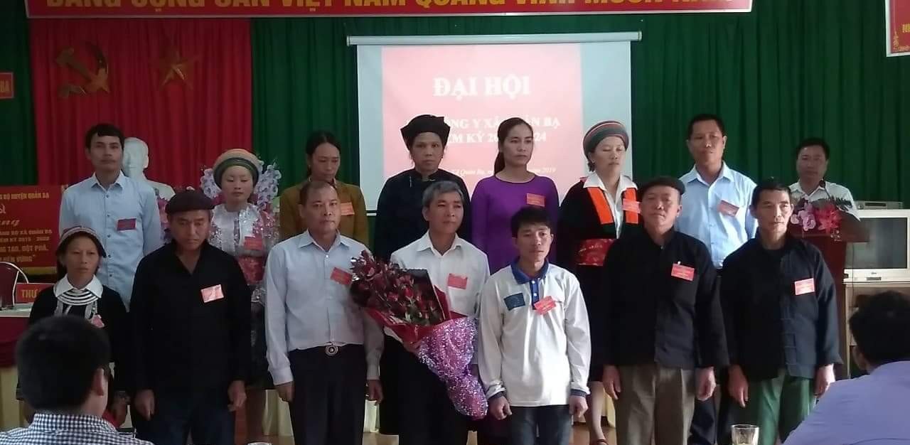 Ban Chấp hành Hội Đông Y xã Quản Bạn huyện Quản Bạ nhiệm kỳ 2019 - 2024 