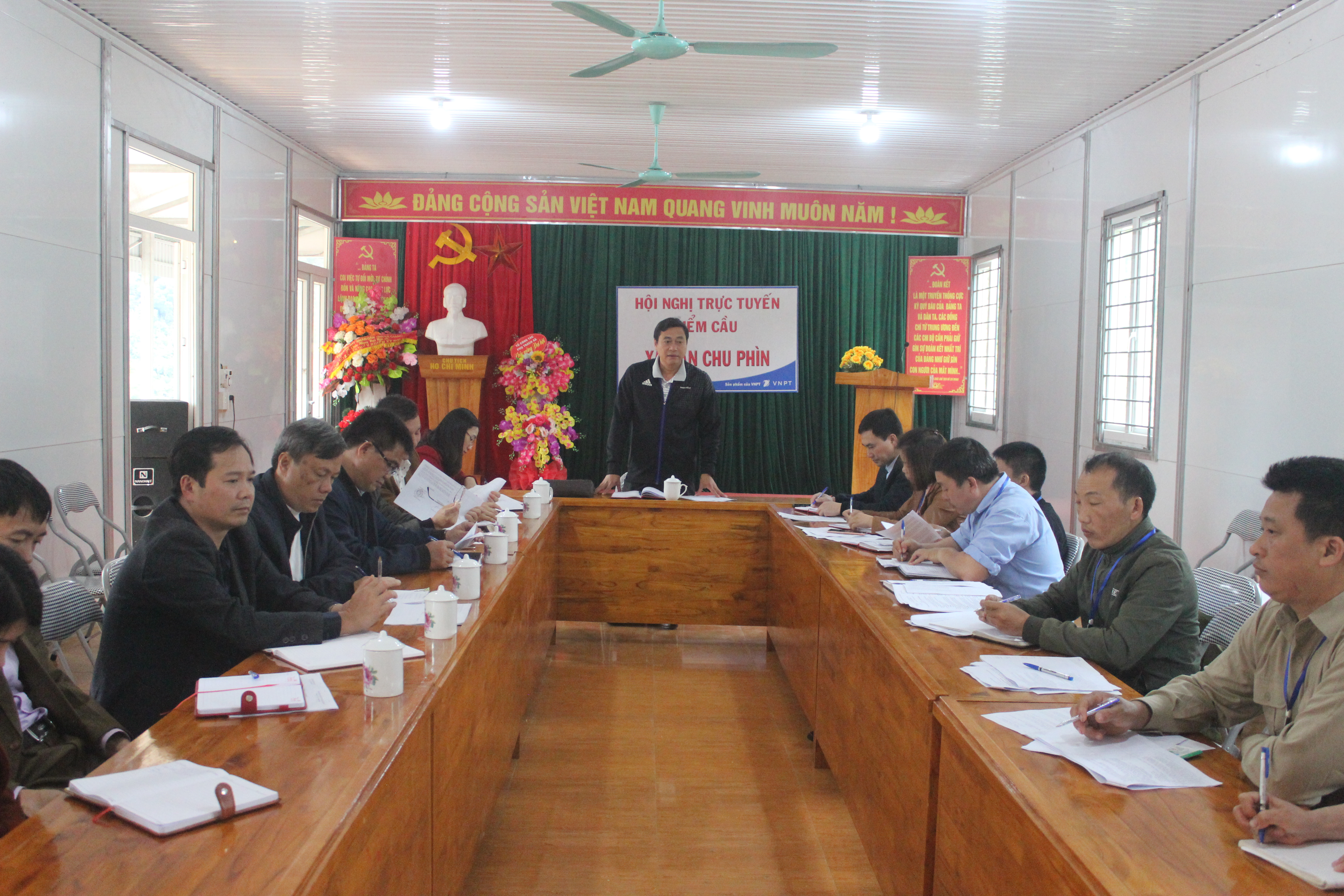Ông Nguyễn Văn Giao, Phó Giám đốc Sở Y tế tỉnh Hà Giang phát biểu tại buổi phúc tra
