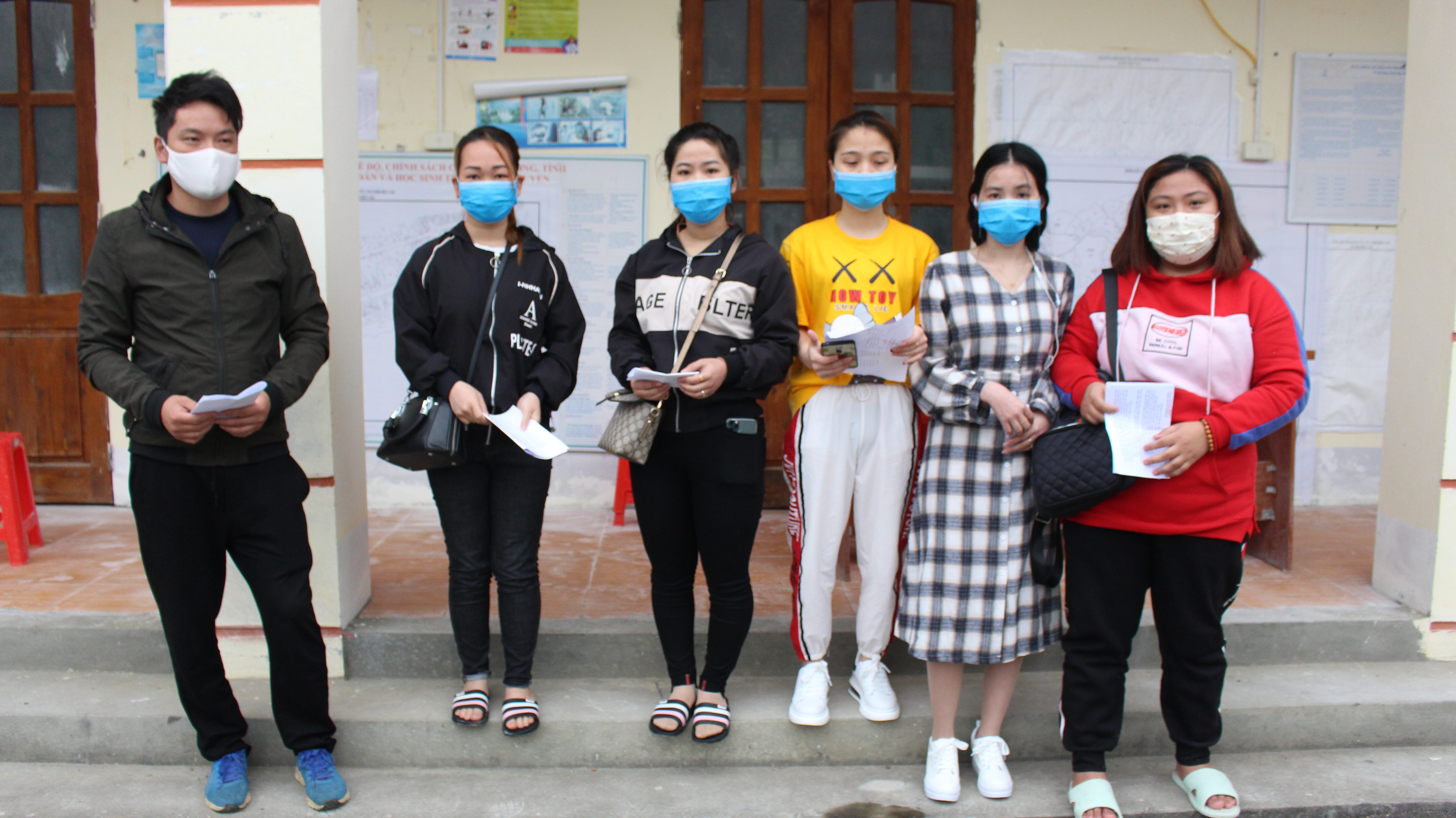 Các công dân nhập cảnh trái phép được trở về địa phương sau khi hết thời gian cách ly tập trung