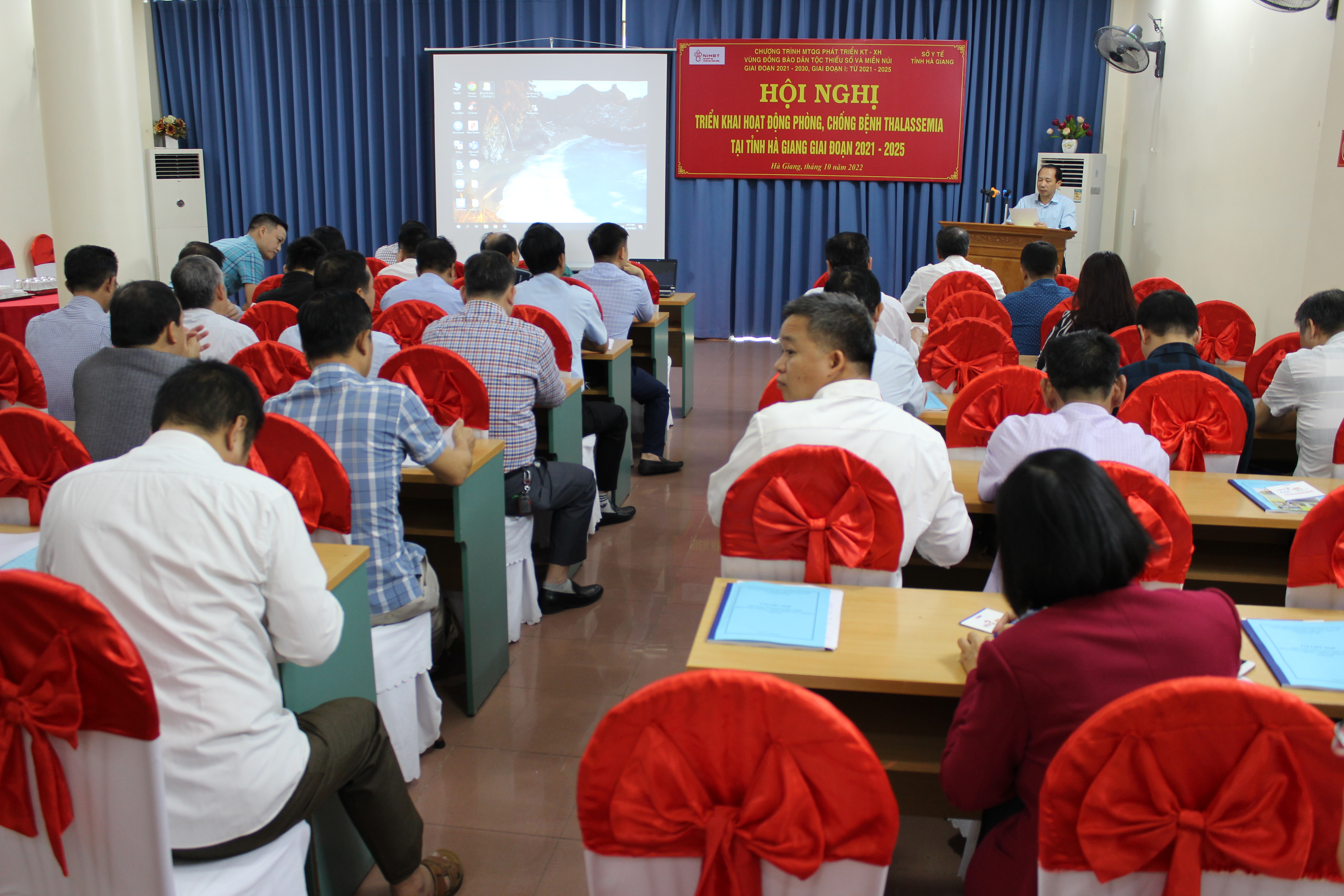 HỘI NGHỊ TRIỂN KHAI HOẠT ĐỘNG PHÒNG, CHỐNG BỆNH  TAN MÁU BẨM SINH TẠI TỈNH HÀ GIANG