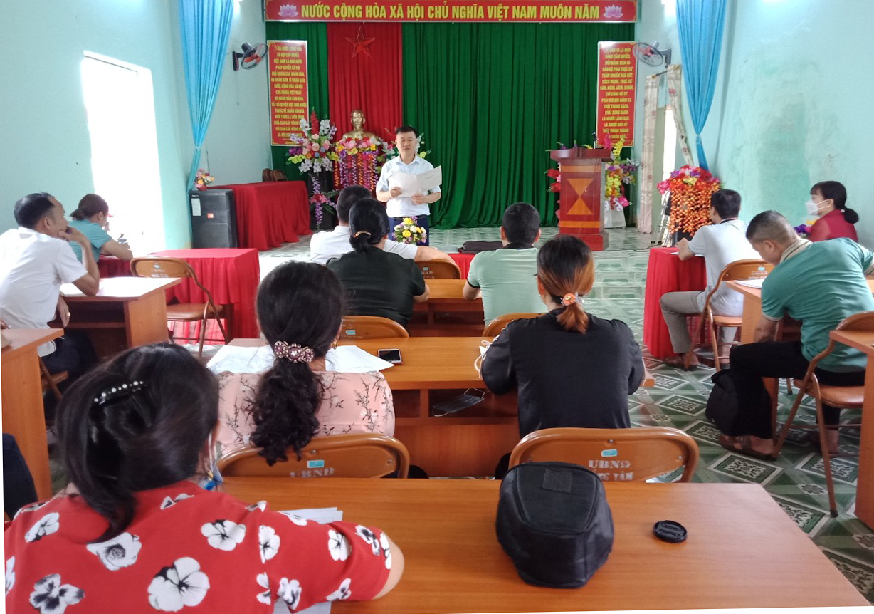 Bắc Quang tập huấn lập hồ sơ khám, quản lý sức khỏe người dân theo mô hình phòng khám bác sỹ gia đình