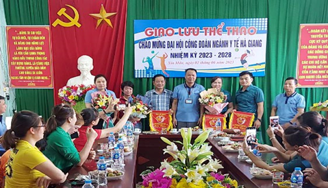 GIAO LƯU THỂ THAO CHÀO MỪNG ĐẠI HỘI CÔNG ĐOÀN NGÀNH Y TẾ HÀ GIANG NHIỆM KỲ 2023 - 2028