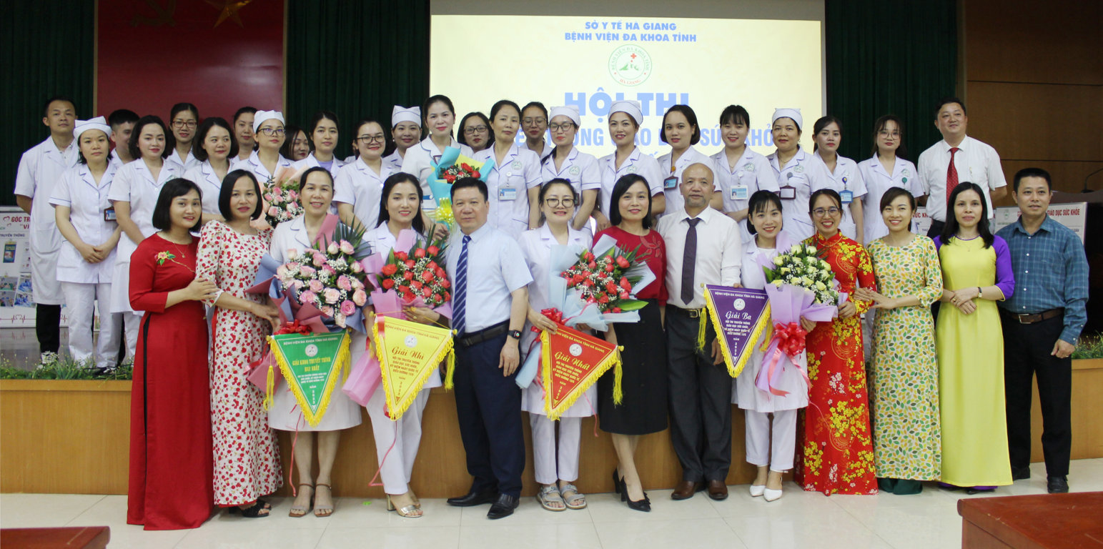 BỆNH VIỆN ĐA KHOA TỈNH TỔ CHỨC HỘI THI  TRUYỀN THÔNG - GIÁO DỤC SỨC KHOẺ