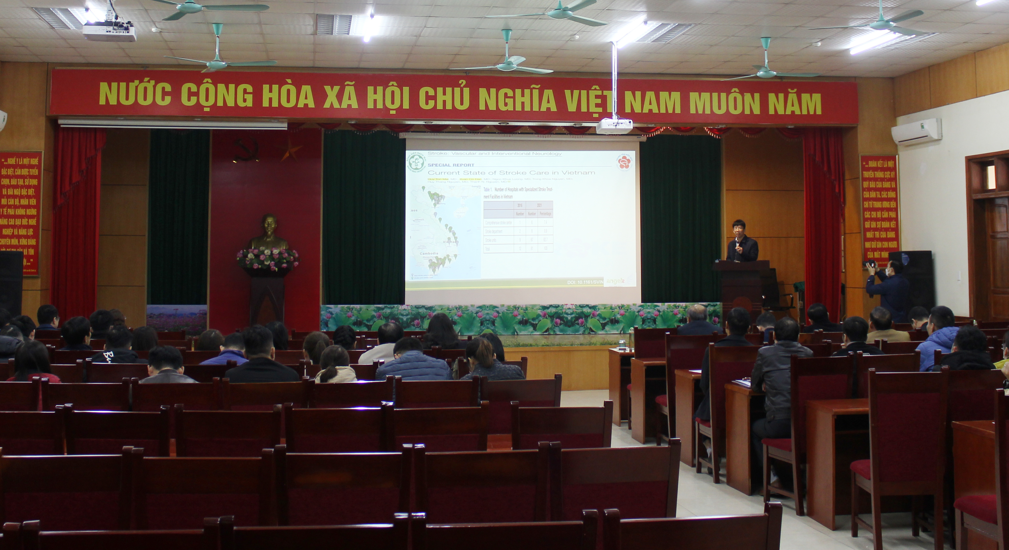 BVĐK tỉnh tổ chức Hội thảo đánh giá thực trạng năng lực  cấp cứu đột quỵ não