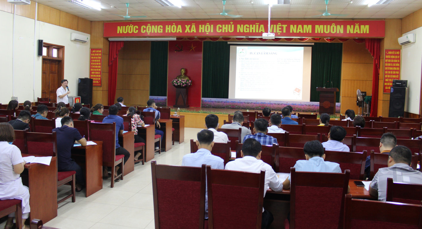 Sở Y tế tập huấn về chẩn đoán, điều trị và giám sát phòng chống bệnh Bạch hầu