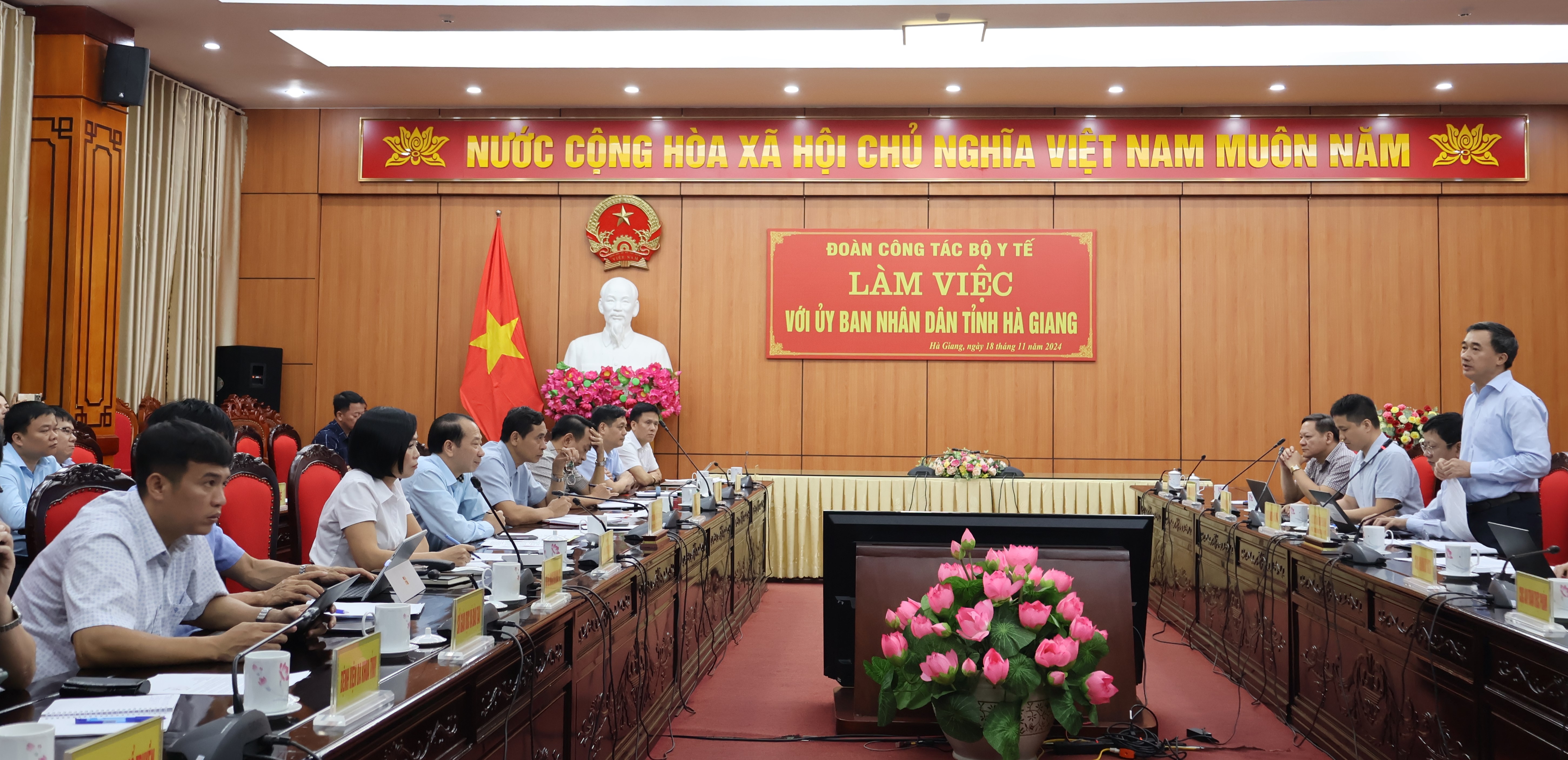Bộ Y tế thăm và làm việc tại tỉnh Hà Giang
