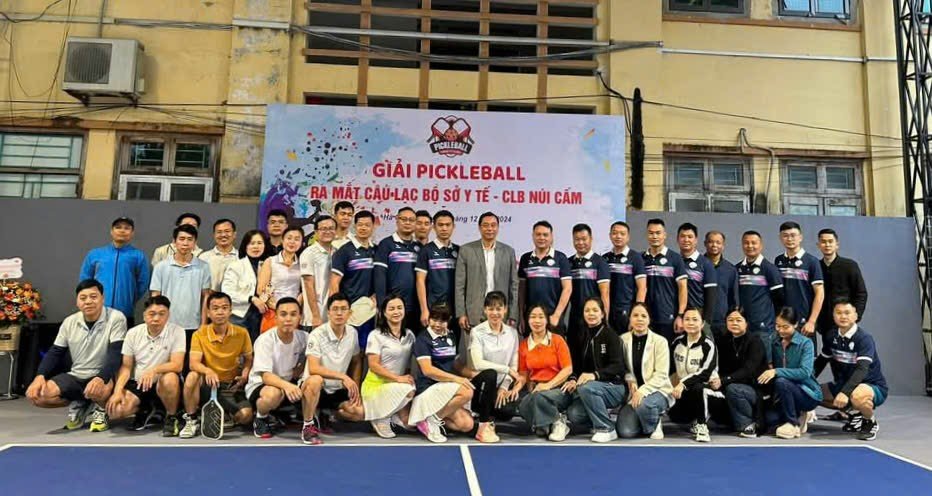 Sở Y tế ra mắt CLB Pickleball.