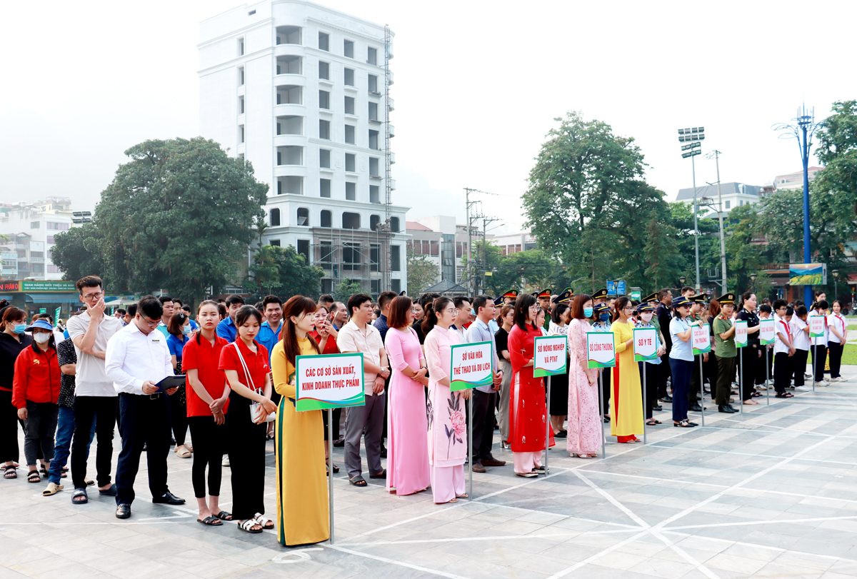 Ban chỉ đạo Chăm sóc sức khỏe nhân dân tỉnh tổ chức Lễ phát động “Tháng hành động vì an toàn thực phẩm” năm 2024