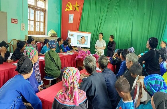 Huyện Xín Mần truyền thông Hưởng ứng Ngày Thế giới không thuốc lá 31/5 và Tuần lễ Quốc gia không thuốc lá (từ ngày 25-31/5/2024)