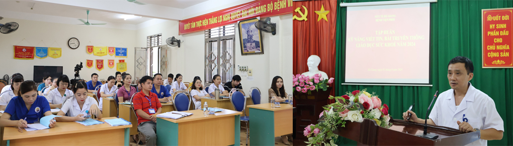 Bệnh viện Phổi tổ chức tập huấn kỹ năng viết tin, bài truyền thông giáo dục sức khoẻ