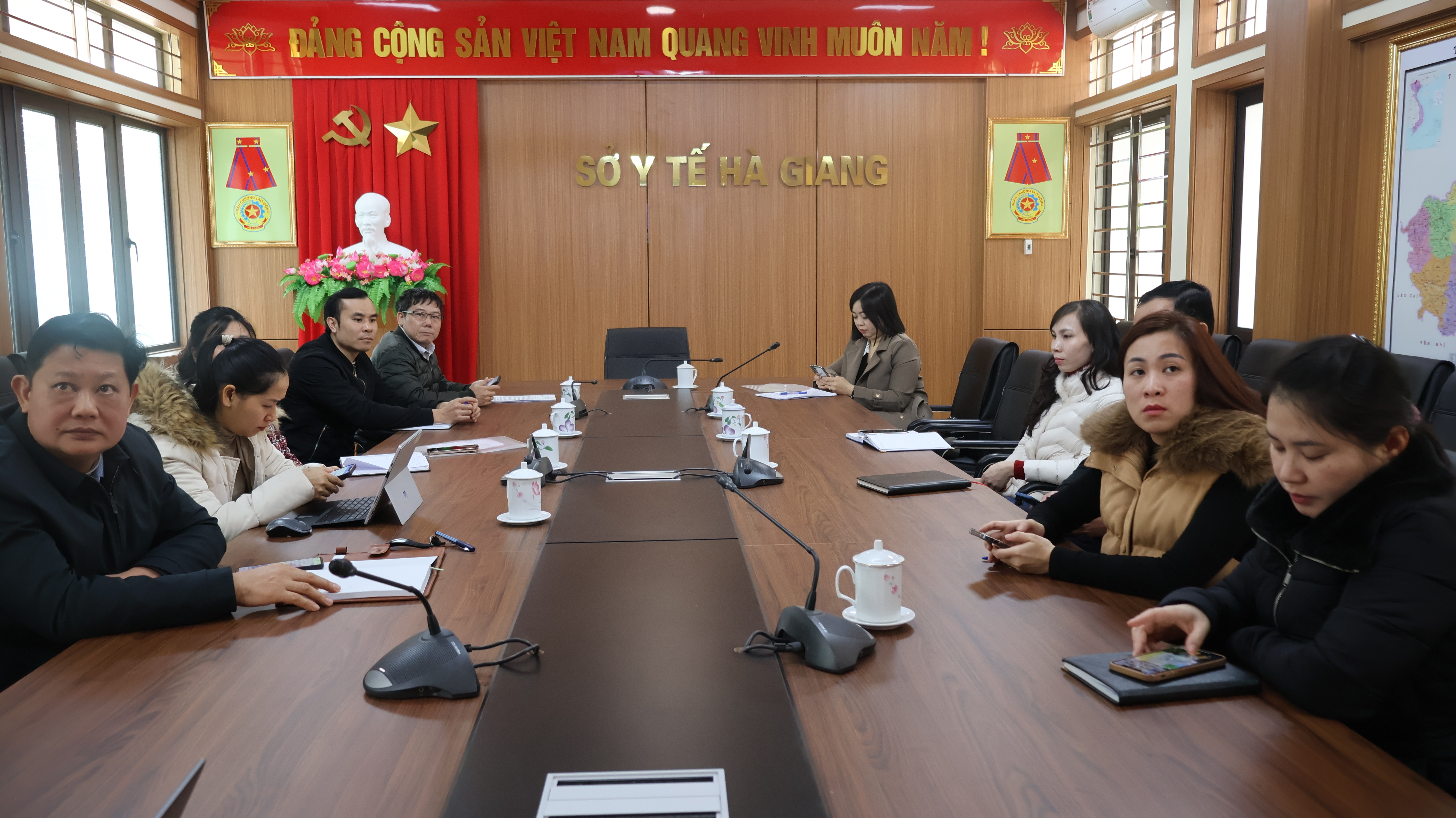 Tập huấn trực tuyến về công tác thường trực báo cáo  Tết Nguyên đán Ất Tỵ năm 2025