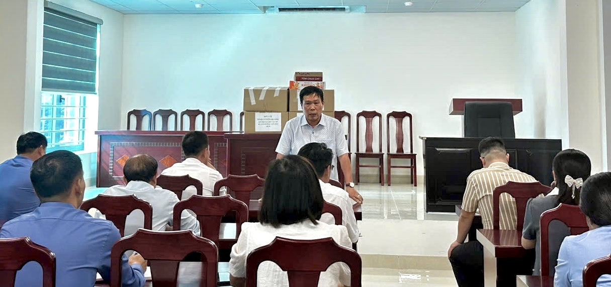 Sở Y tế kiểm tra công tác phòng, chống và khắc phục hậu quả sau lũ các đơn vị y tế khu vực Quản Bạ