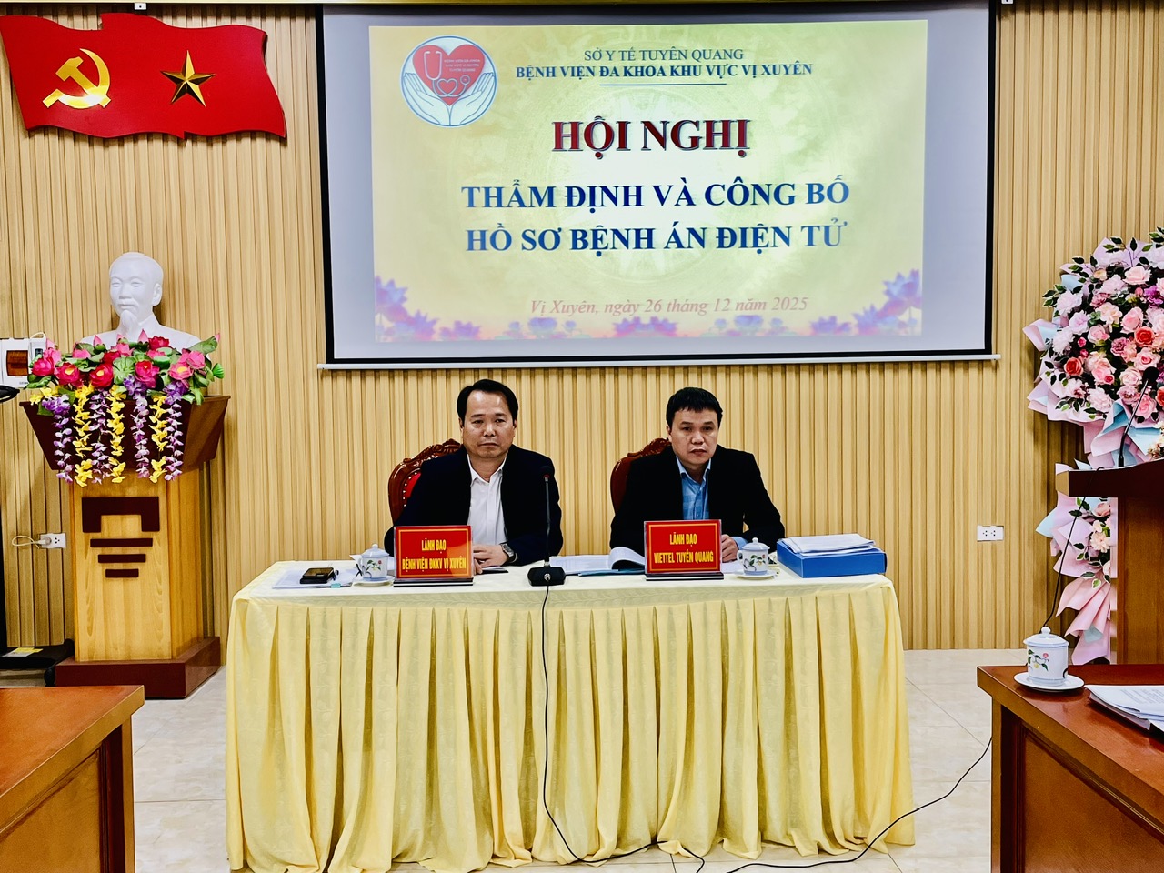 Hội nghị thẩm định và công bố hồ sơ bệnh án điện tử tại Bệnh viện Đa khoa khu vực Vị Xuyên