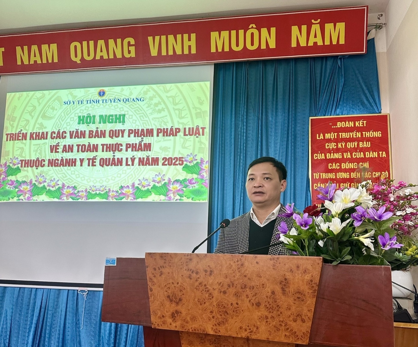 Sở Y tế Tuyên Quang tổ chức hội nghị triển khai các văn bản quy phạm pháp luật về an toàn thực phẩm thuộc ngành Y tế quản lý năm 2025