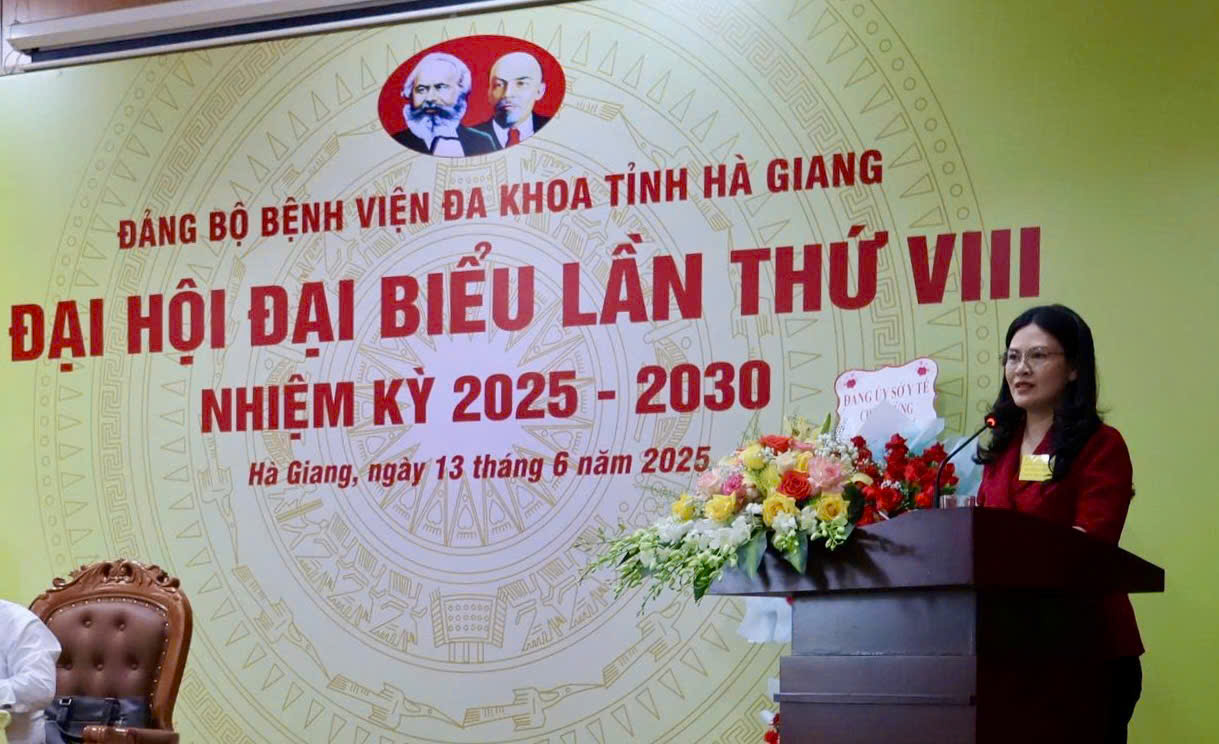 Đảng bộ Bệnh viện Đa khoa tỉnh Hà Giang tổ chức thành công Đại hội lần thứ VIII, nhiệm kỳ 2025 – 2030