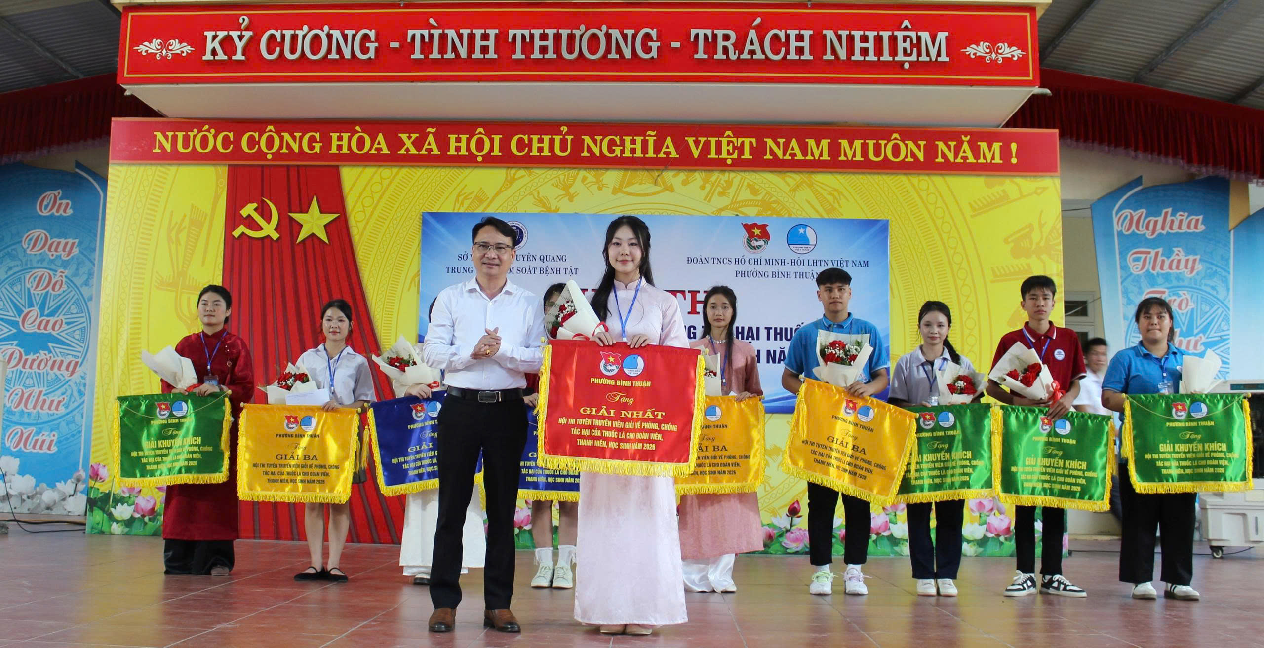 Phường Bình Thuận tổ chức hội thi tuyên truyền phòng, chống  tác hại thuốc lá cho đoàn viên, thanh niên, học sinh