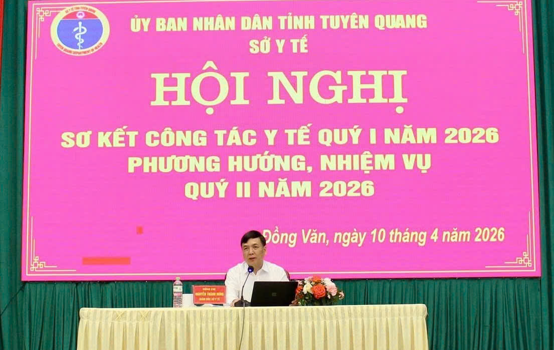 Hội nghị sơ kết công tác y tế Quý I năm 2026