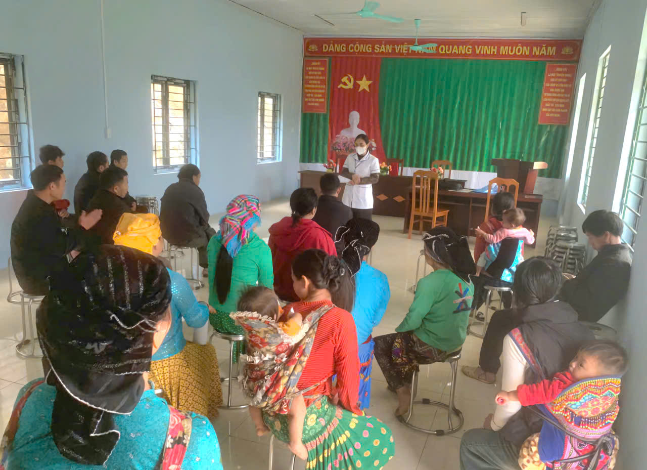 Trung tâm Y tế khu vực Yên Minh truyền thông hưởng ứng ngày Thế giới phòng, chống lao 24/3 năm 2026