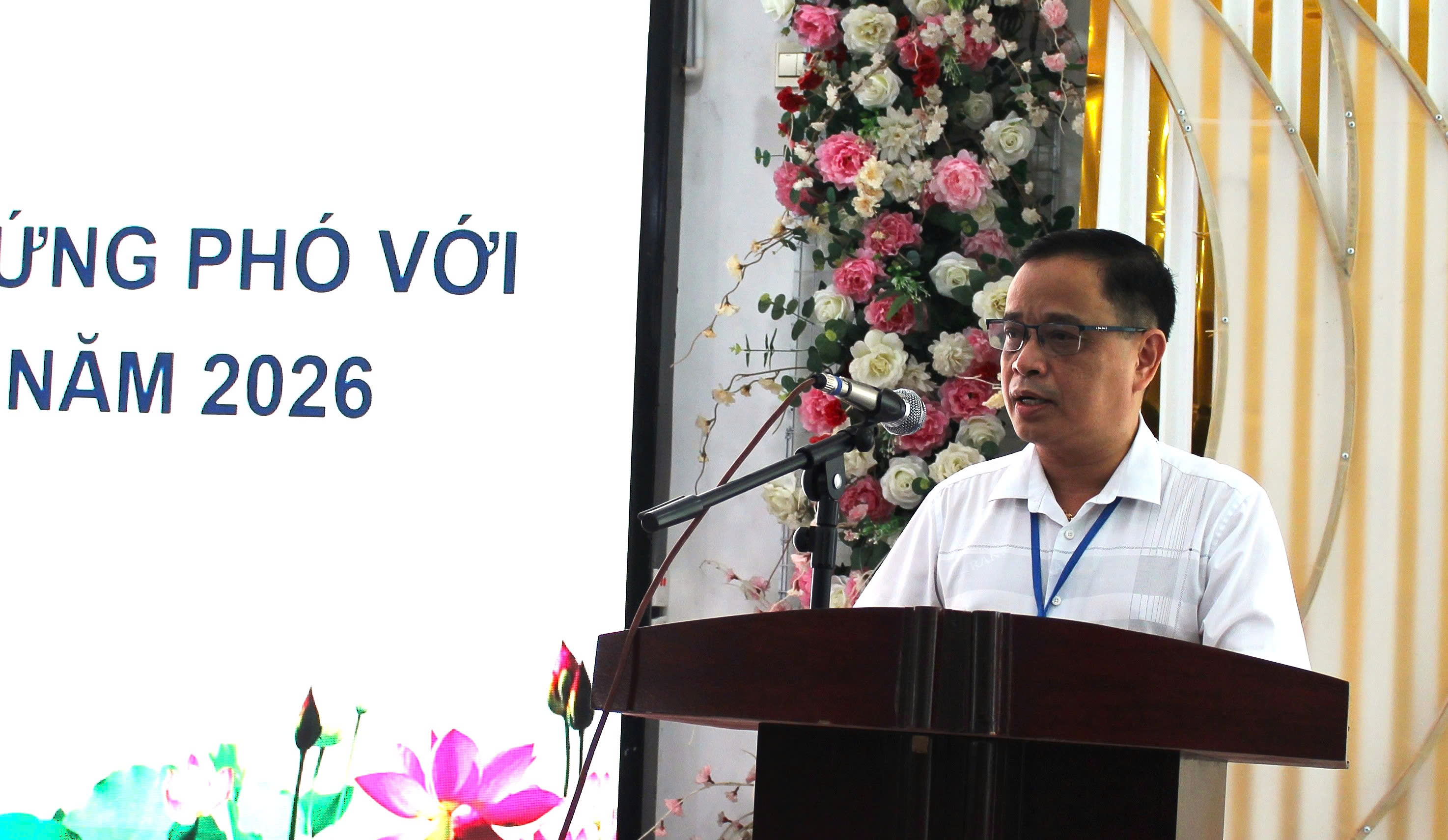 BsCKII. Nguyễn Duy Hoa, Phó Giám đốc Trung tâm Kiểm soát bệnh tật khai mạc lớp tập huấn.