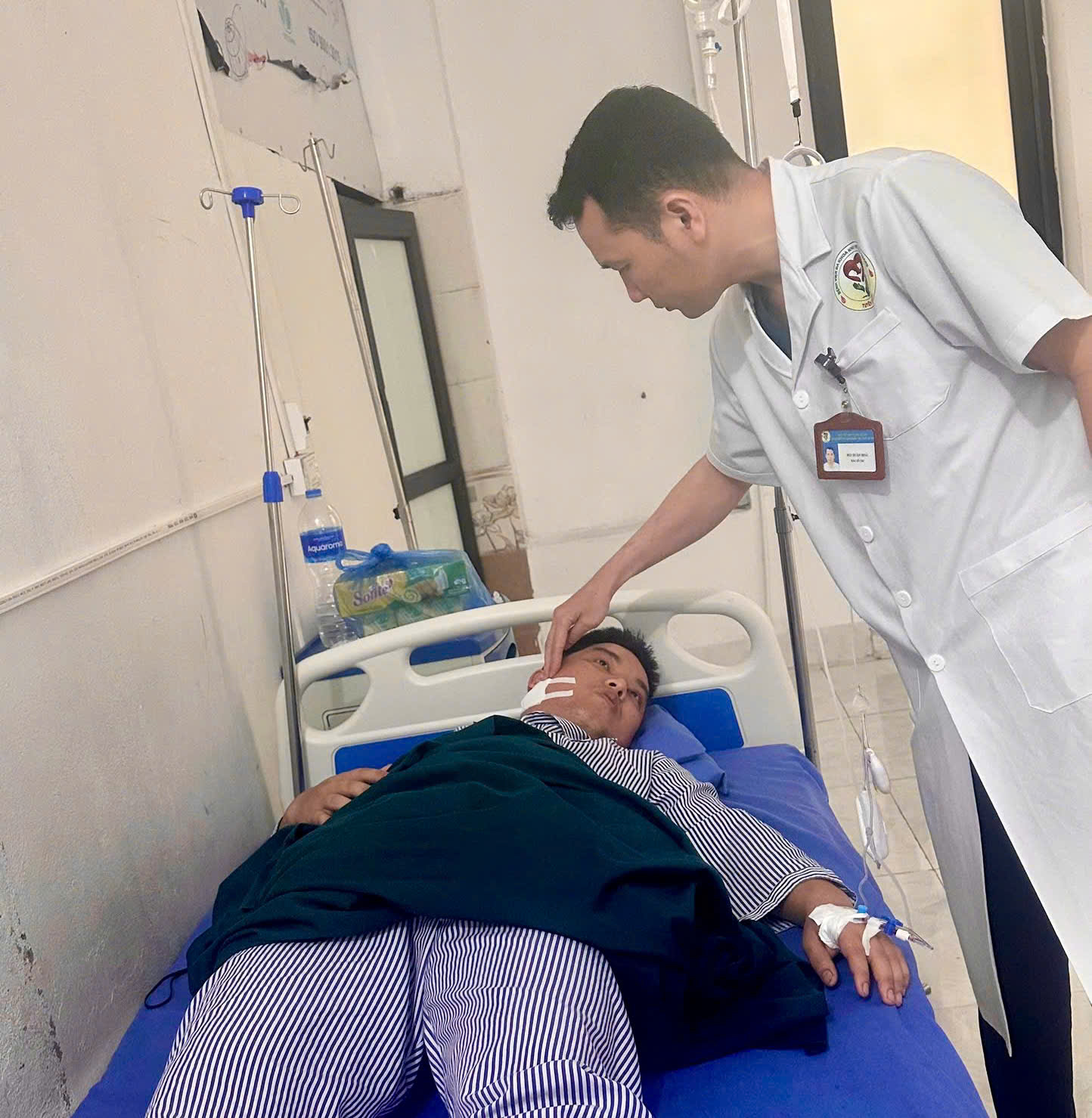 Người bệnh sau khi phẫu thuật.