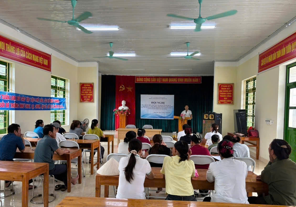 Lồng ghép nói chuyện chuyên đề về chăm sóc sức khỏe, truyền thông trực tiếp phòng chống một số bệnh truyền nhiễm tại cộng đồng