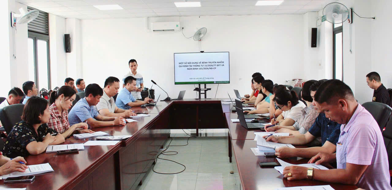 Tập huấn nâng cao năng lực giám sát, điều tra và đáp ứng với dịch bệnh truyền nhiễm