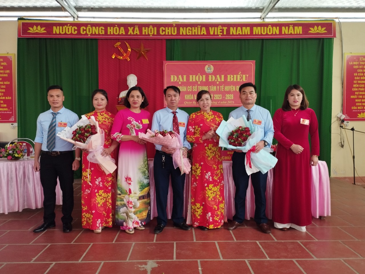 ĐẠI HỘI CÔNG ĐOÀN CƠ SỞ TRUNG TÂM Y TẾ HUYỆN QUẢN BẠ
