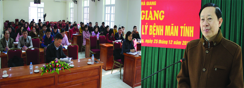 KHAI GIẢNG LỚP ĐÀO TẠO QUẢN LÝ BỆNH MÃN TÍNH