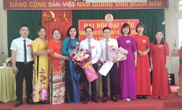 Đại hội Công đoàn cơ sở Trung tâm Y tế huyện Vị Xuyên khóa V,  nhiệm kỳ 2023 - 2028